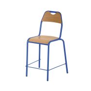 Chaise Etude 600 surélevée Bleue