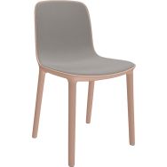 Chaise FREYA polypropylène ass/dos tissu enduit PVC Infiniti