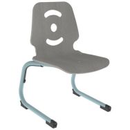 Chaise Gipsy II AST coque Smiley bois naturel ou teinté - Mobidecor