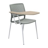 Chaise Grafton sur patins avec grande tablette à droite