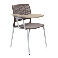 Chaise Grafton sur patins avec petite tablette à droite