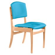 Chaise Grand Large assise/dossier abaka - structure hêtre Sunset Creation