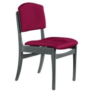 Chaise Grand Large assise/dossier ginkgo - structure hêtre Sunset Creation