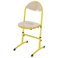 Chaise Hélia réglable T4 à T7 - jaune