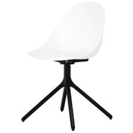 Chaise Hiro 4 pieds en étoile piètement noir-Mirplay School