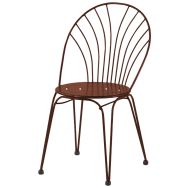 Chaise Inca acier