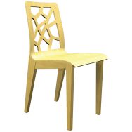 Chaise Iriss 4 pieds coque bois naturel/hêtre naturel