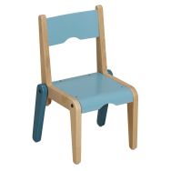 Chaise Lili T2 coloris bleu turquoise