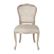 Chaise Louis XV dossier canné