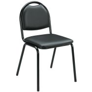 Chaise Molly - Vinyle Noir