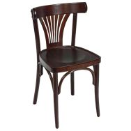 Chaise Morzine II structure hêtre massif assise et dossier bois Stamp