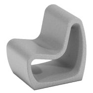 Chaise PETRUS en béton gris granite