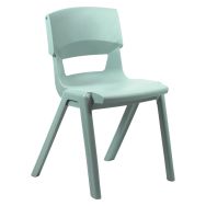 Chaise Postura +30 % recyclée T6 polypropylène 4 pieds -jade pâle