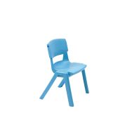 Chaise Postura+ 4 pieds 30 % recyclée T6 - bleu d'eau