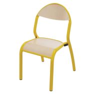 Chaise Rond'o 4 pieds T2 blueprotech - jaune