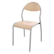 Chaise Rond'o antibruit 4 pieds T6 blueprotech - gris