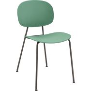 Chaise Tondina Pop structure métal finition brillante Infiniti