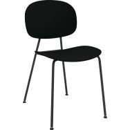 Chaise Tondina Pop structure métal mat Infiniti