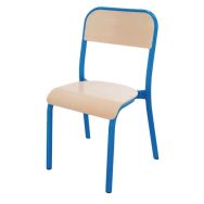 Chaise Trévise 4 pieds T3 - bleu