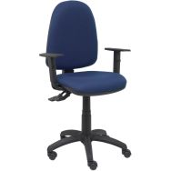 Chaise Tribaldos accoudoirs réglables bleu marine