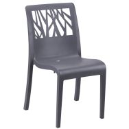 Chaise Végétal polypropylène recyclé - anthracite
