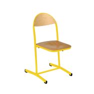 Chaise appui sur table Lune T5 jaune