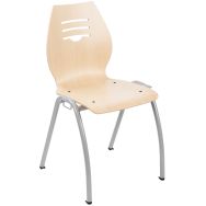 Chaise coque bois Java 4 pieds - Manutan Expert