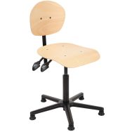 Chaise d'atelier bois Robusto patins version synchrone