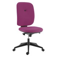 Chaise de bureau Alaia contact synchrone magenta