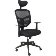 Chaise de bureau Chinchilla avec accoudoirs fixes