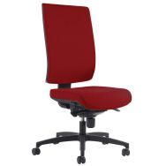 Chaise de bureau KIO Tapissé Rouge