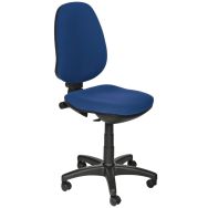 Chaise de bureau Viva contact permanent coloris bleu