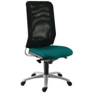 Chaise de bureau piètement gris Diaz Sokoa