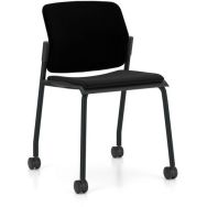 Chaise de conférence Wikido avec roulettes sans accoudoirs