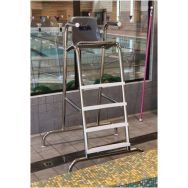 Chaise de surveillance 1,8m en inox