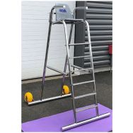 Chaise de surveillance plage 2,26m en inox