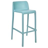 Chaise haute Attic polypropylène - bleu