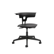 Chaise hauteur réglable Ruckus base sur roulettes