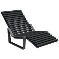 Chaise longue Arbane Ipra/alu - Urbemob
