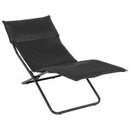 Chaise longue de relaxation Eclipse M2 noir - Lafuma