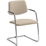 Chaise luge pour visiteur et collectivités en tissu - Quadrifoglio