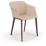 Chaise multiusage en polypropylène Scott - Beige