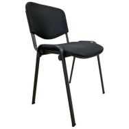 Chaise reconditionnée - Dossier en résille - Noire