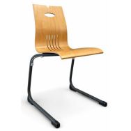 Chaise reconditionnée - Empilable - Coque en Bois