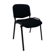 Chaise reconditionnée - Tissu - Structure noire