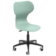 Chaise recyclée  réglable Mia Big Lift  roulettes T5à 7 vert menthe-MIRPLAY School