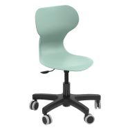 Chaise recyclée  réglable Mia Mini Lift à roulettes vert menthe-MIRPLAY School
