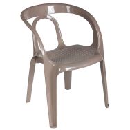 Chaise résine Tango taupe