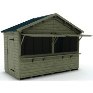 Chalet évenementiel 360x187x290 cm - pin traité