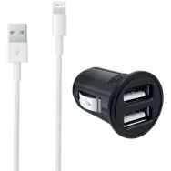 Chargeur allume-cigare USB + câble Lightning Iphone